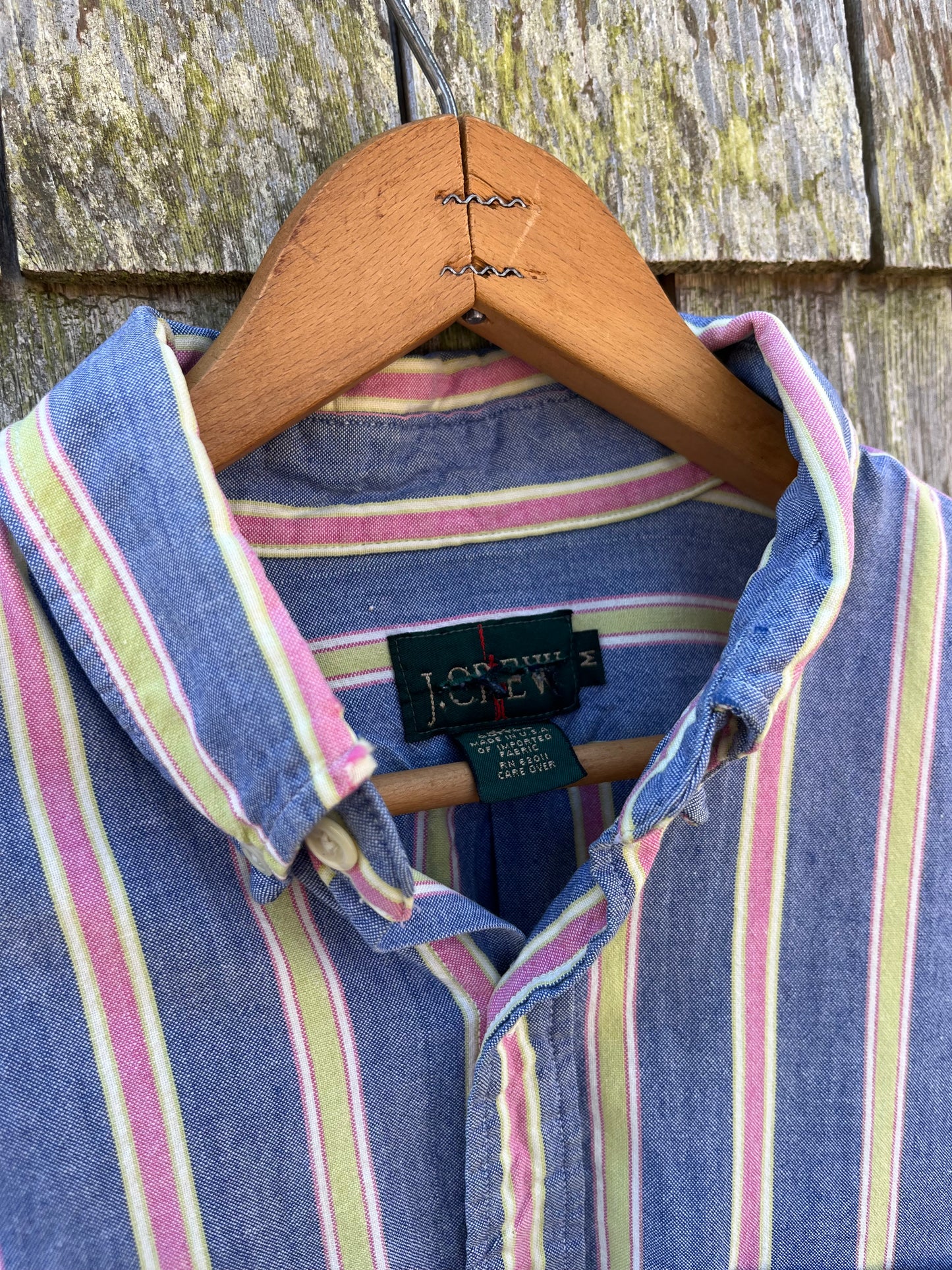 90s J.Crew Oxford Cloth Button Down Shirt (L)