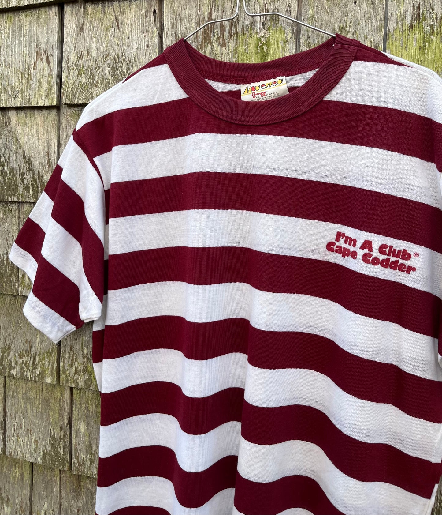 80s Club Cape Codder Falmouth Striped T-Shirt (L/XL)