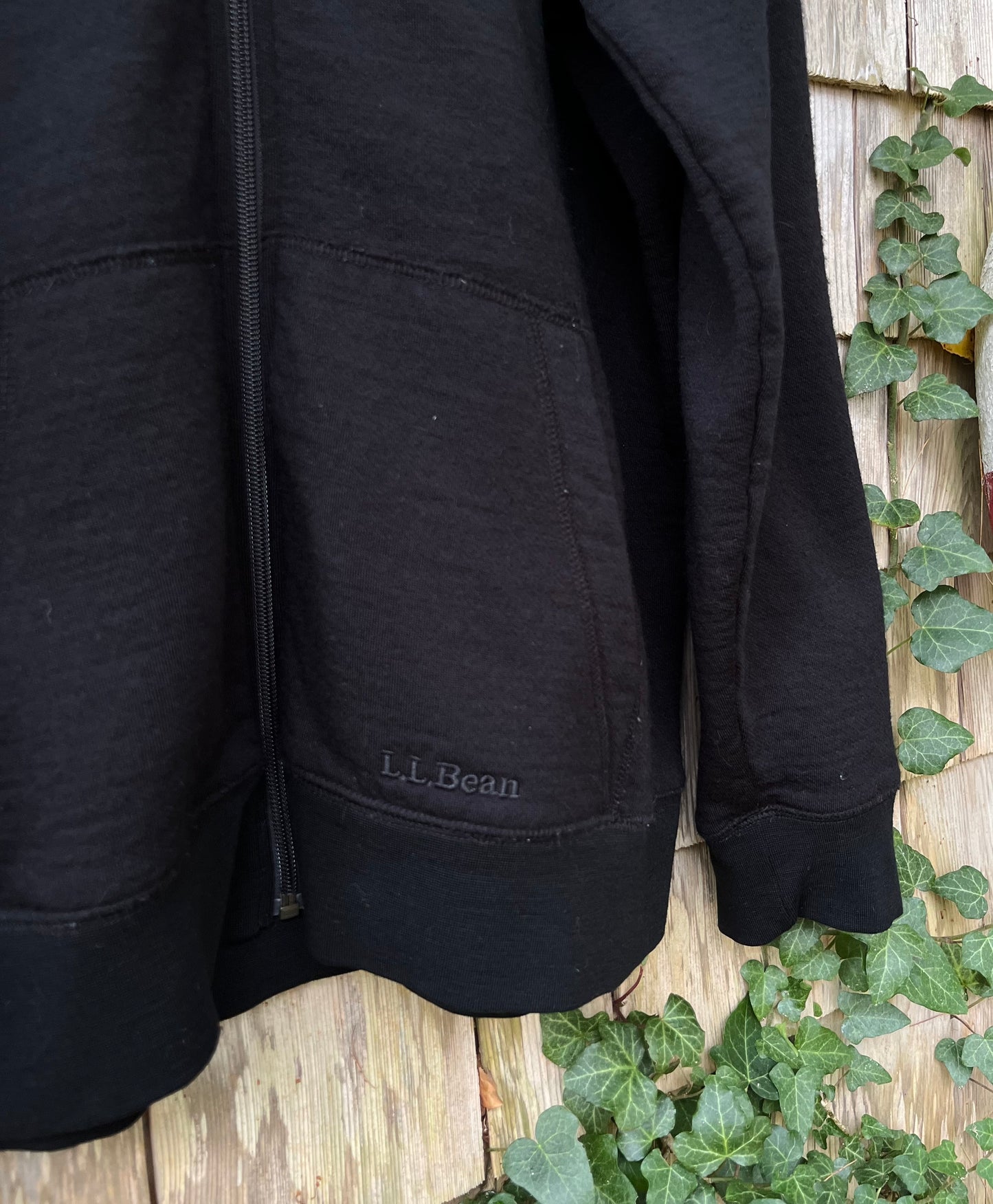 00s L.L. Bean Merino Wool Hooded Sweatshirt (XL)