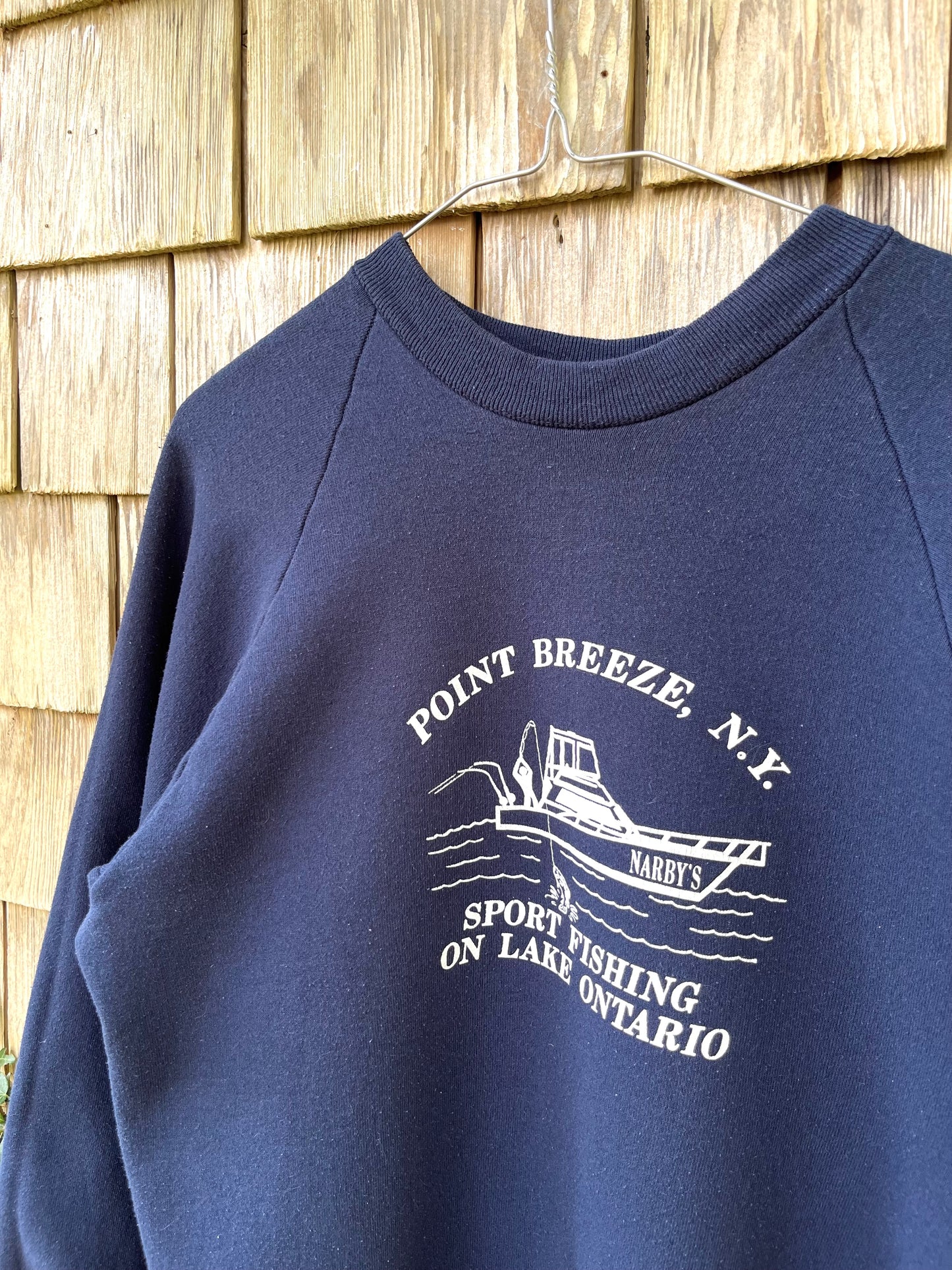 90s Narby's Superette & Tackle Point Breeze New York Crewneck Sweatshirt (M)