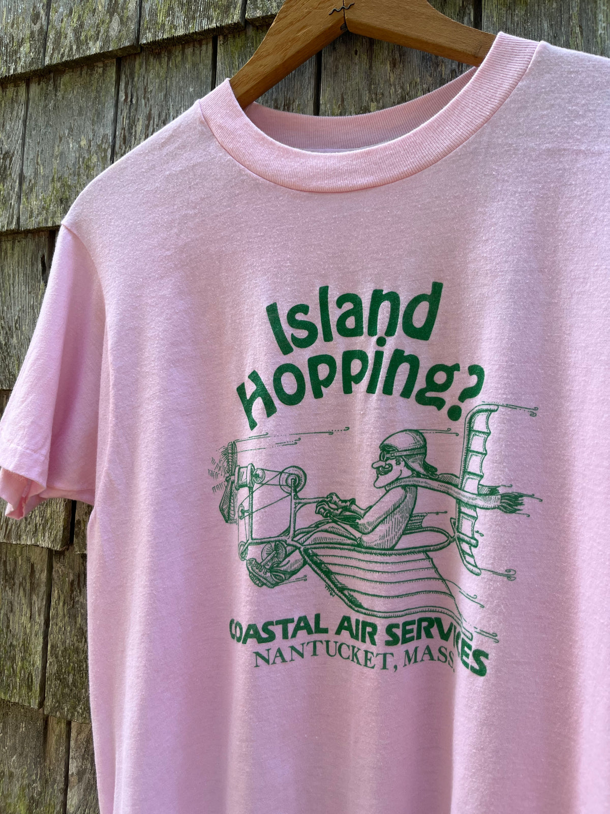 80s Nantucket Coastal Air Services T-Shirt (S/M)