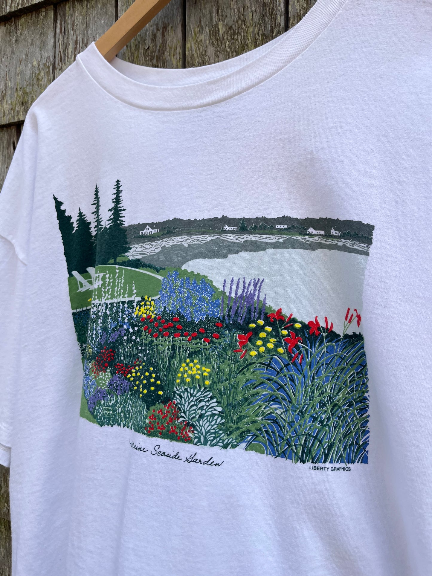 90s Maine Seaside Garden T-Shirt (XL/XXL)