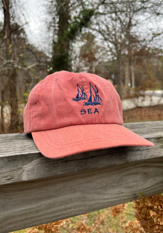 90s Sea Education Association Woods Hole Strapback Cap (One Size)