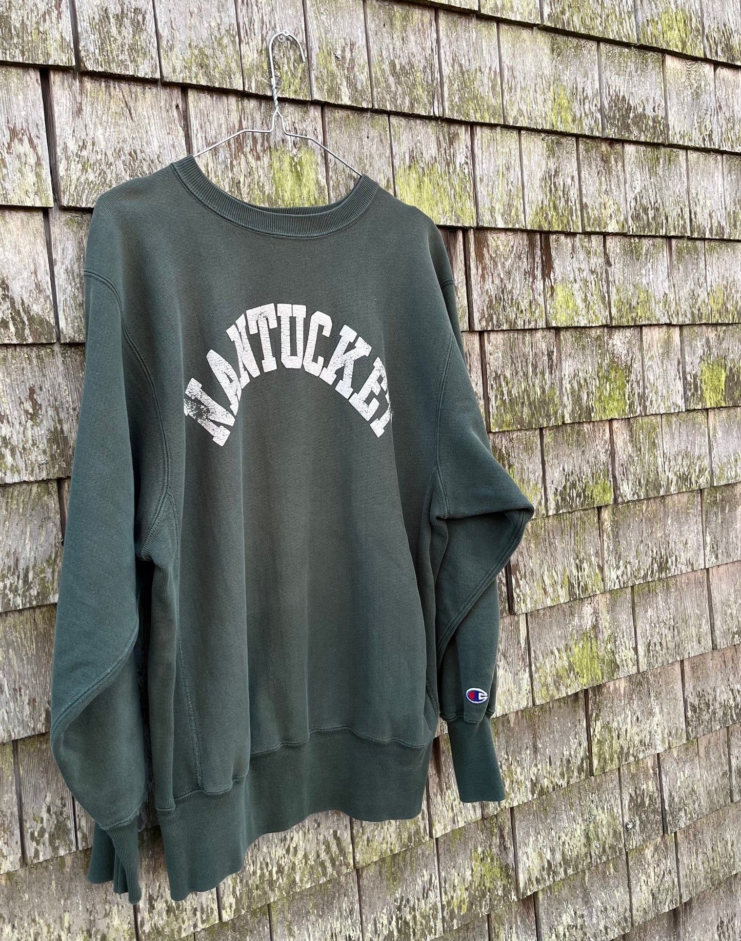 90s Nantucket Champion Reverse Weave Crewneck Sweatshirt (L)