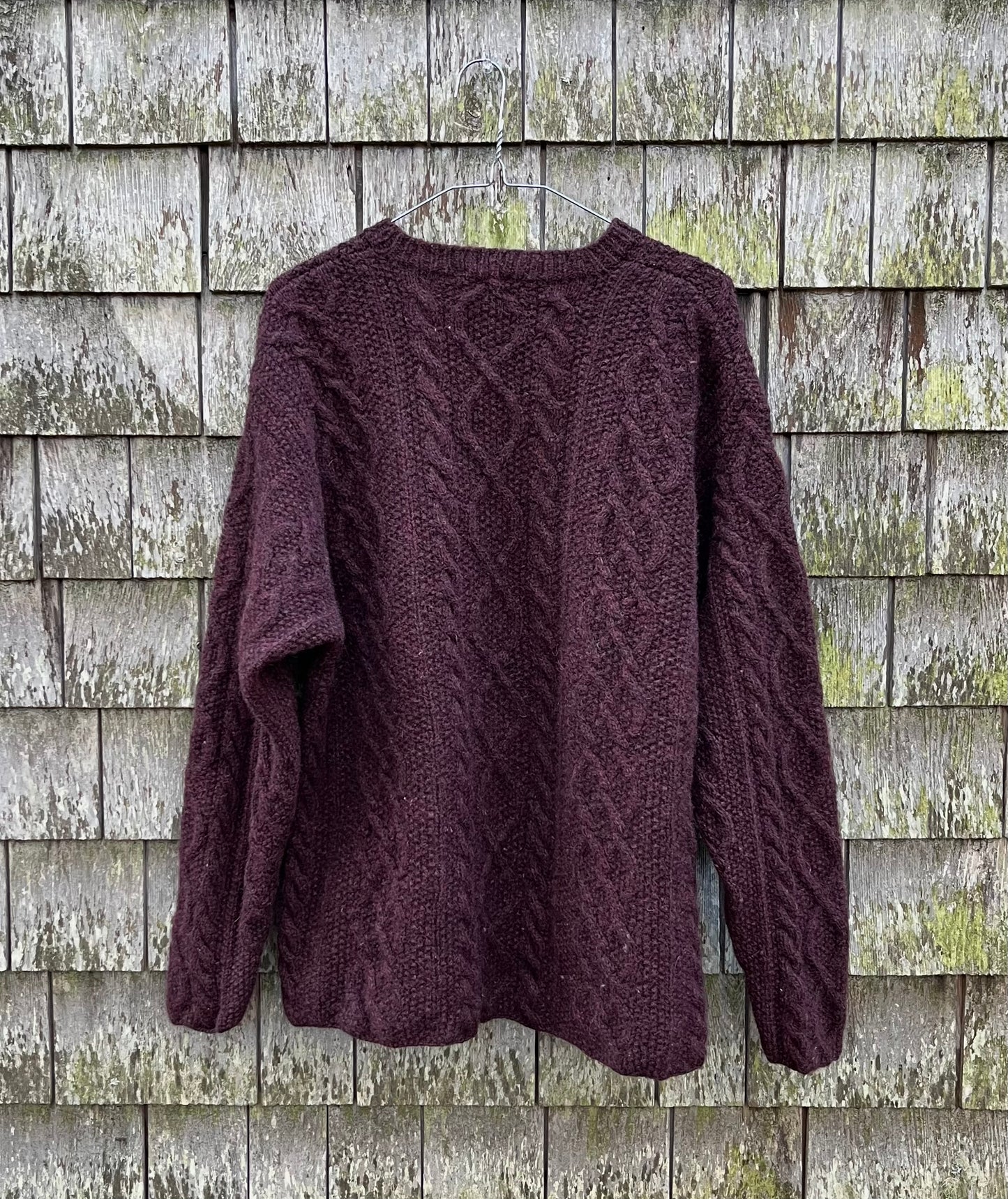 90s J. Crew Wool Cable Knit Sweater (L)