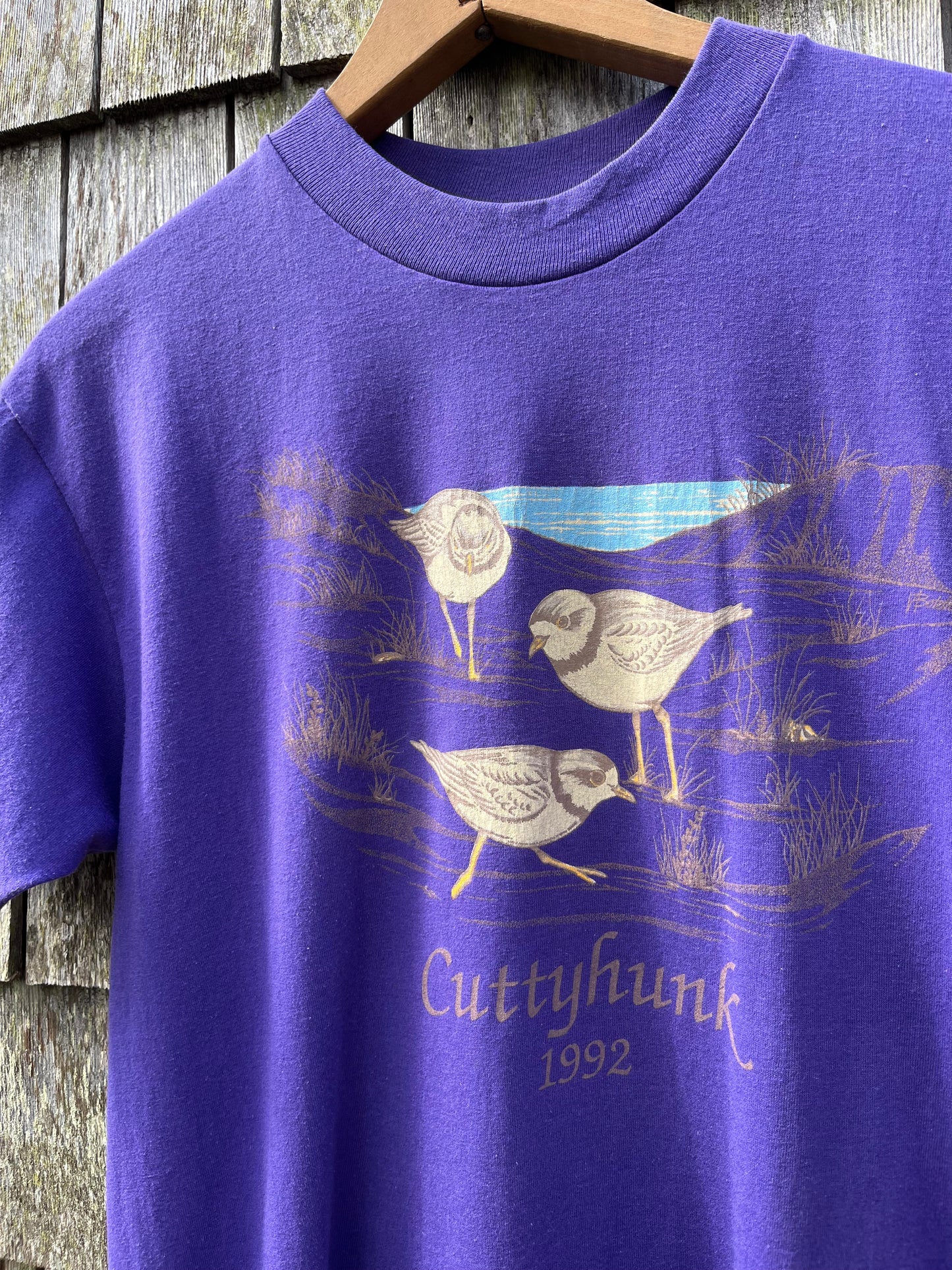 90s Cuttyhunk Piping Plover T-Shirt (M)