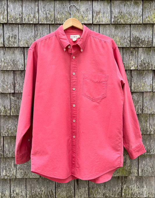 90s J.Crew Cotton Twill Button Down Shirt (XL)