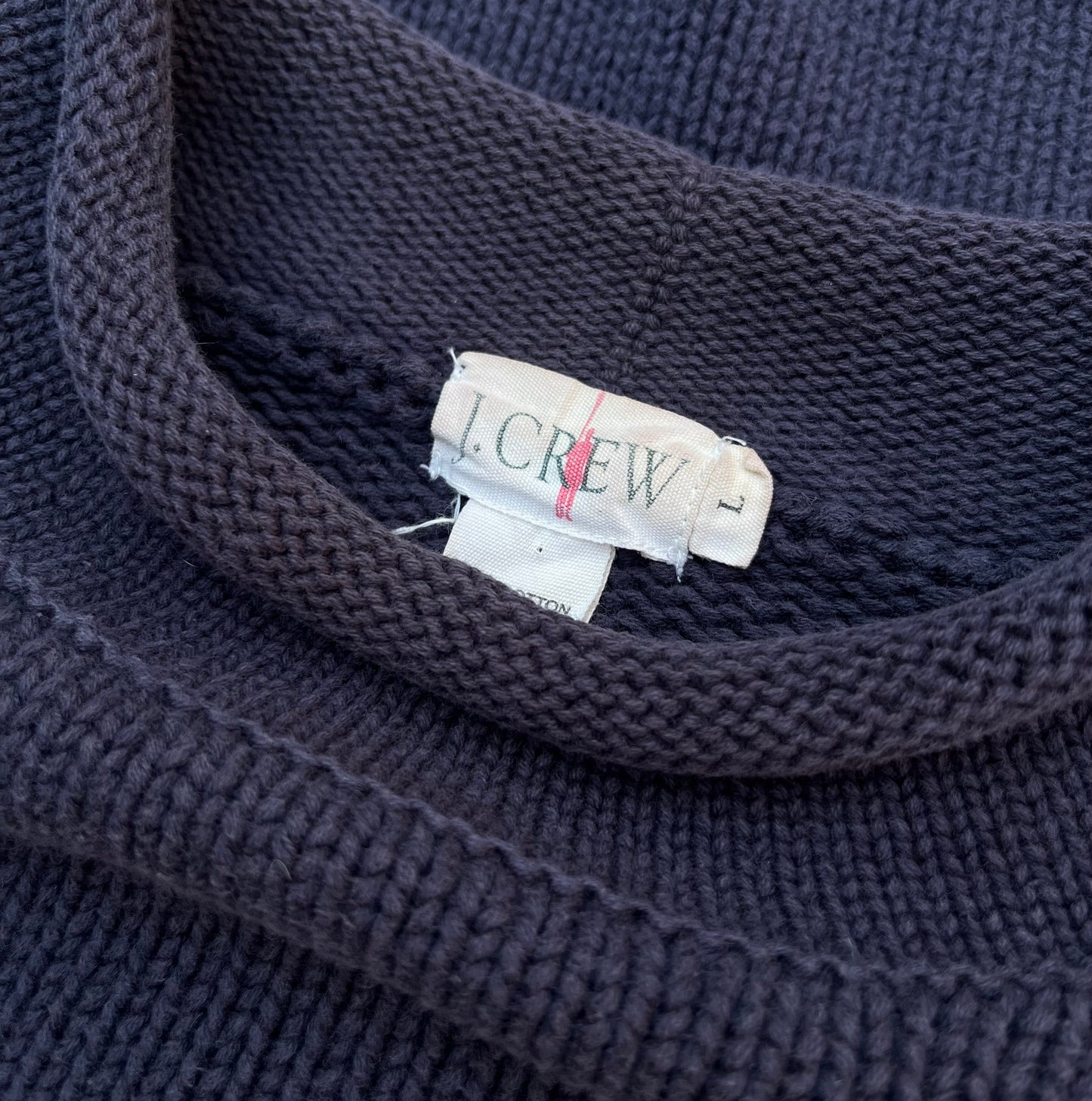 90s J.Crew Cotton Roll Neck Sweater (L/XL)