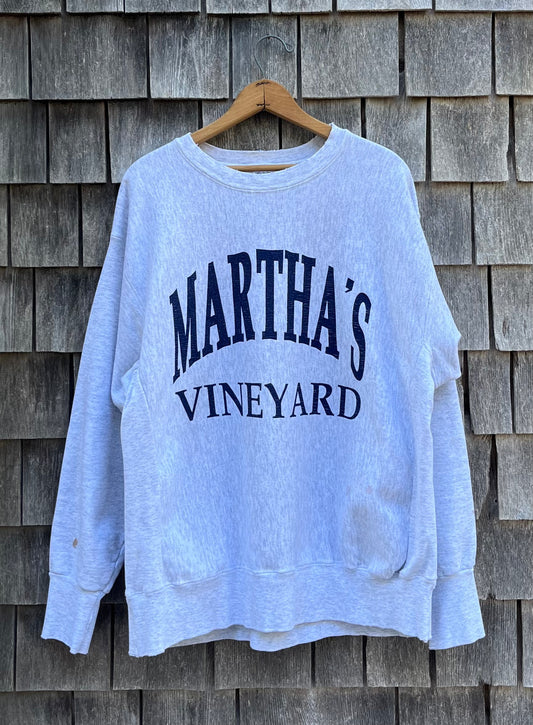 90s Martha’s Vineyard Reverse Weave Crewneck Sweatshirt (XL/XXL)
