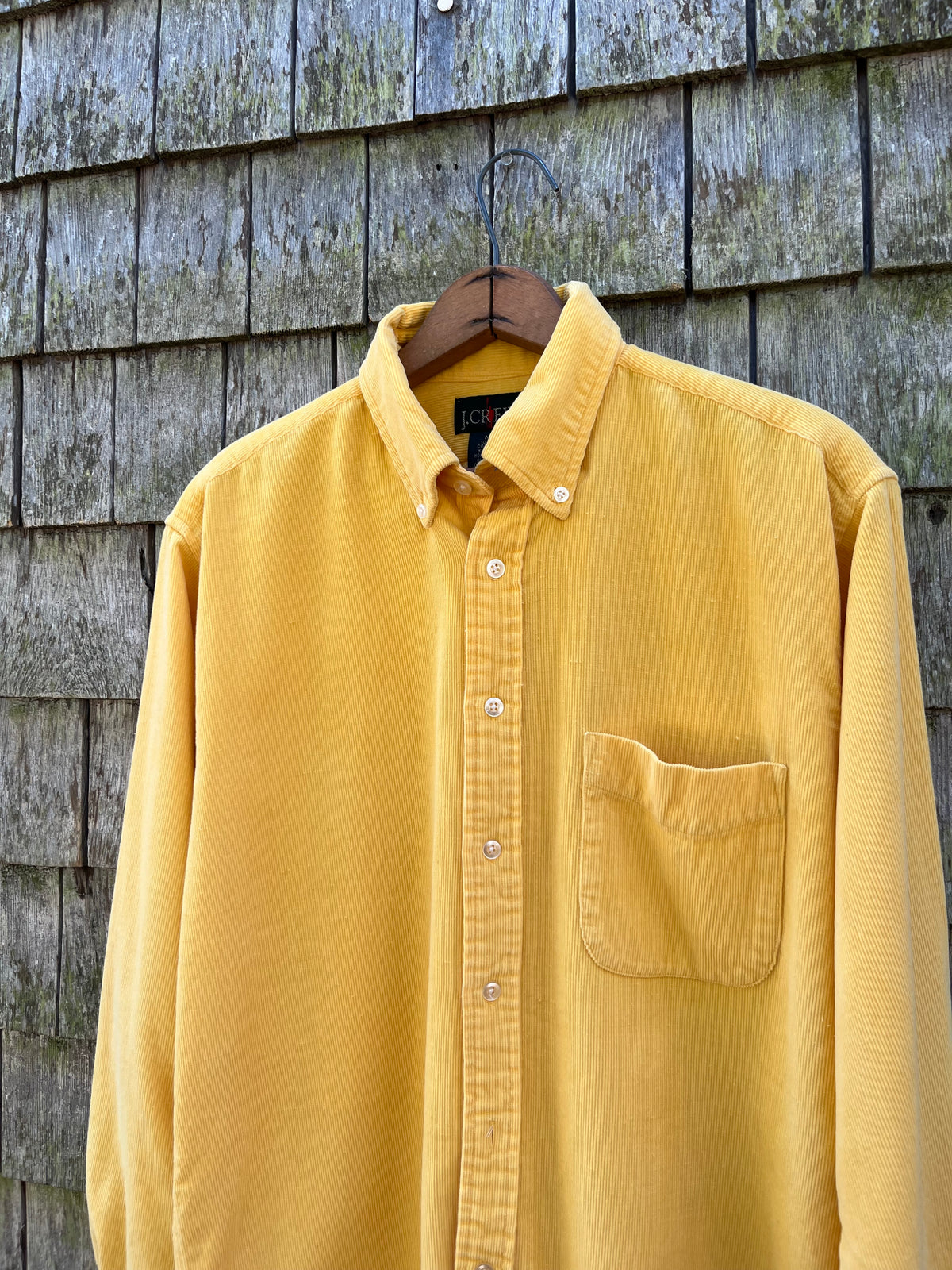 90s J.Crew Corduroy Button Down Shirt (L)