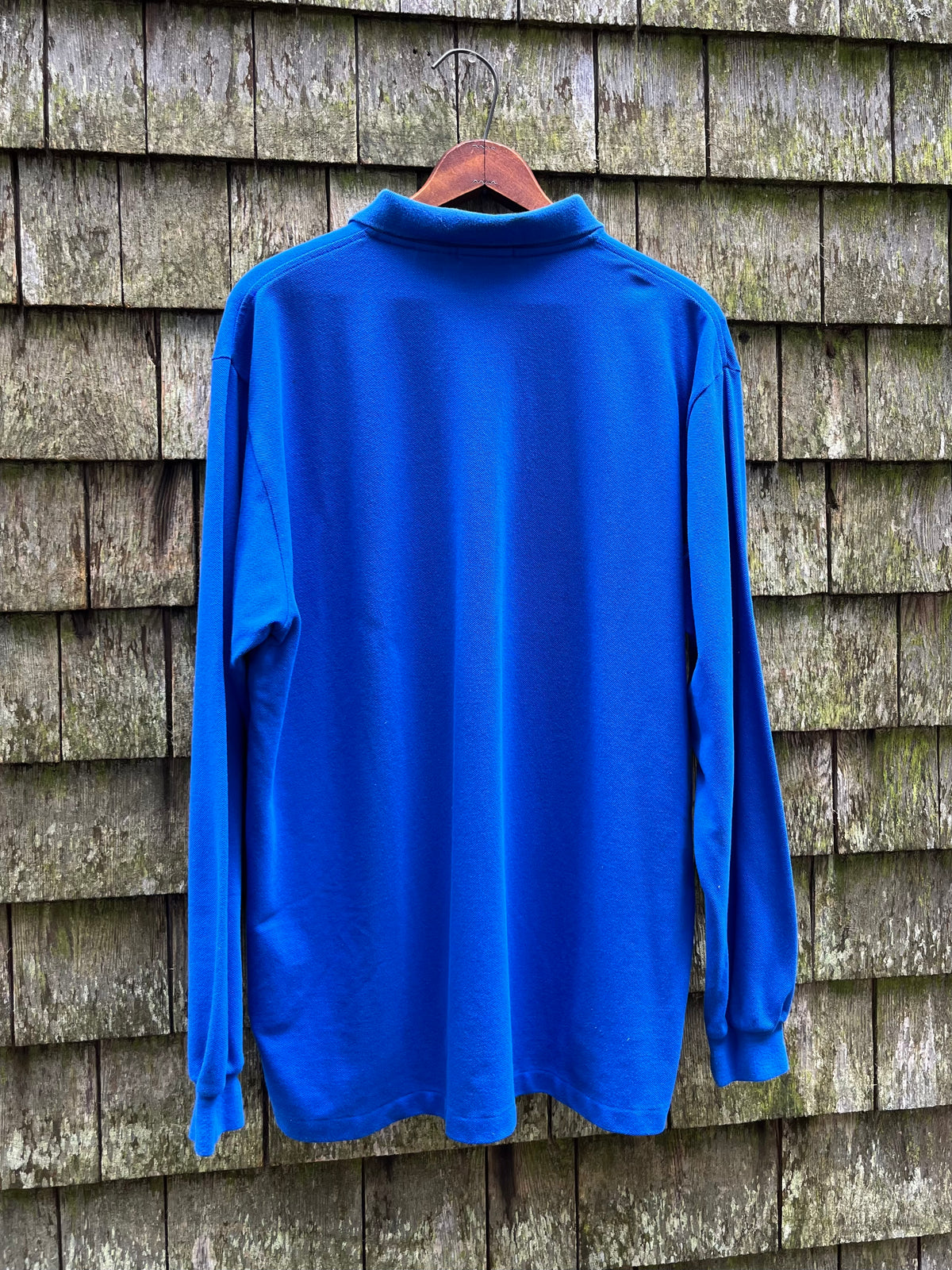 90s J.Crew Long Sleeve Polo Shirt (L)