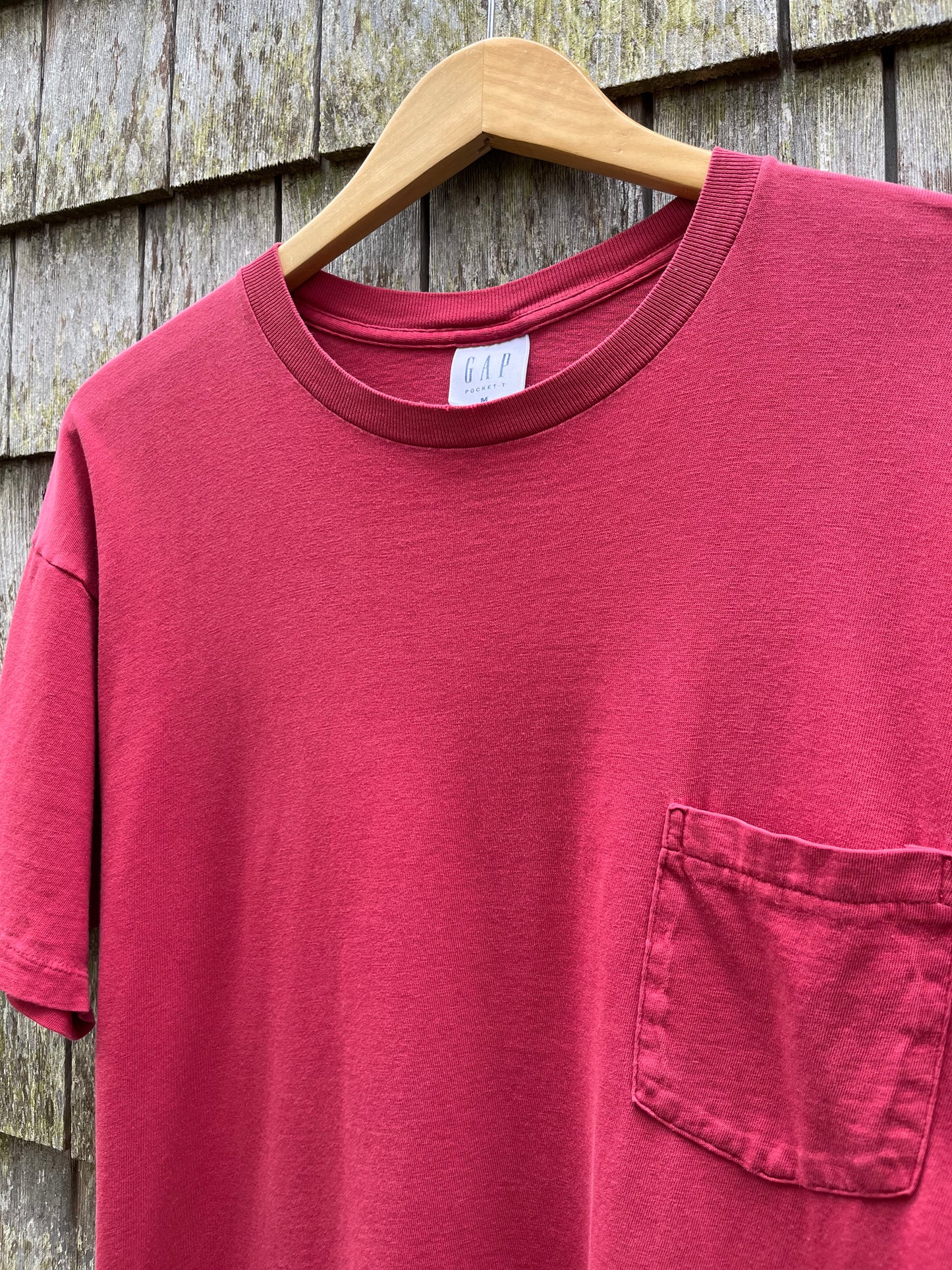 90s GAP Cotton Pocket T-Shirt (M/L)