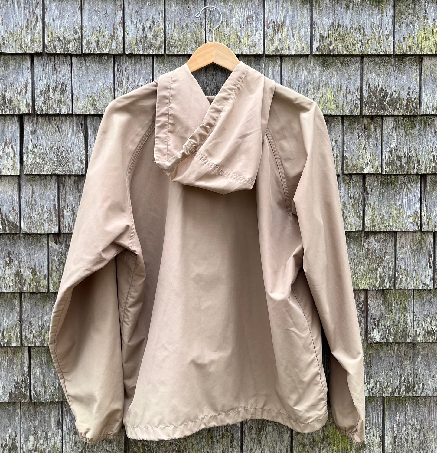 80s L.L. Bean Nylon Cotton Blend Anorak Jacket (XL)