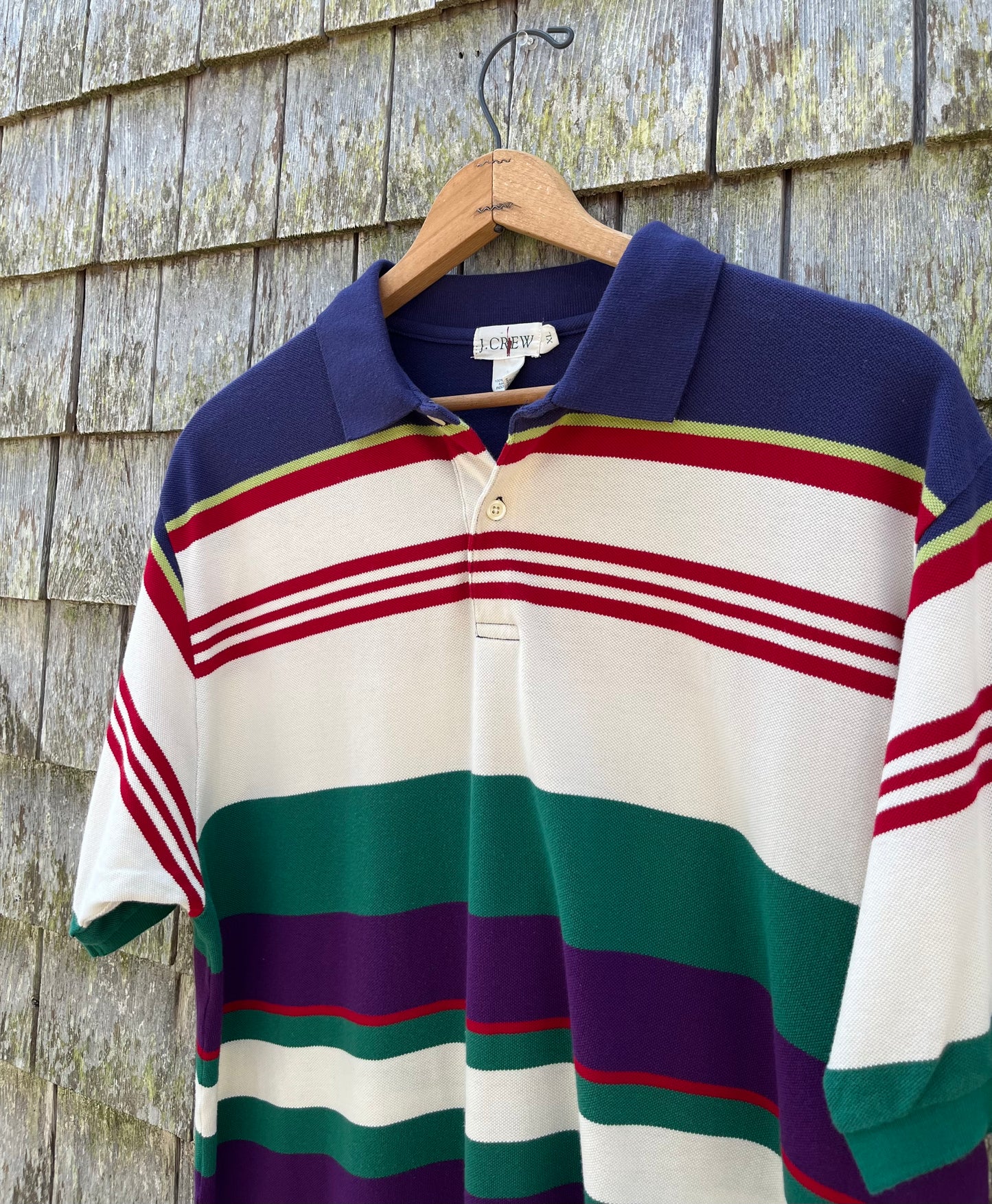 90s J.Crew Cotton Polo Shirt (XL)