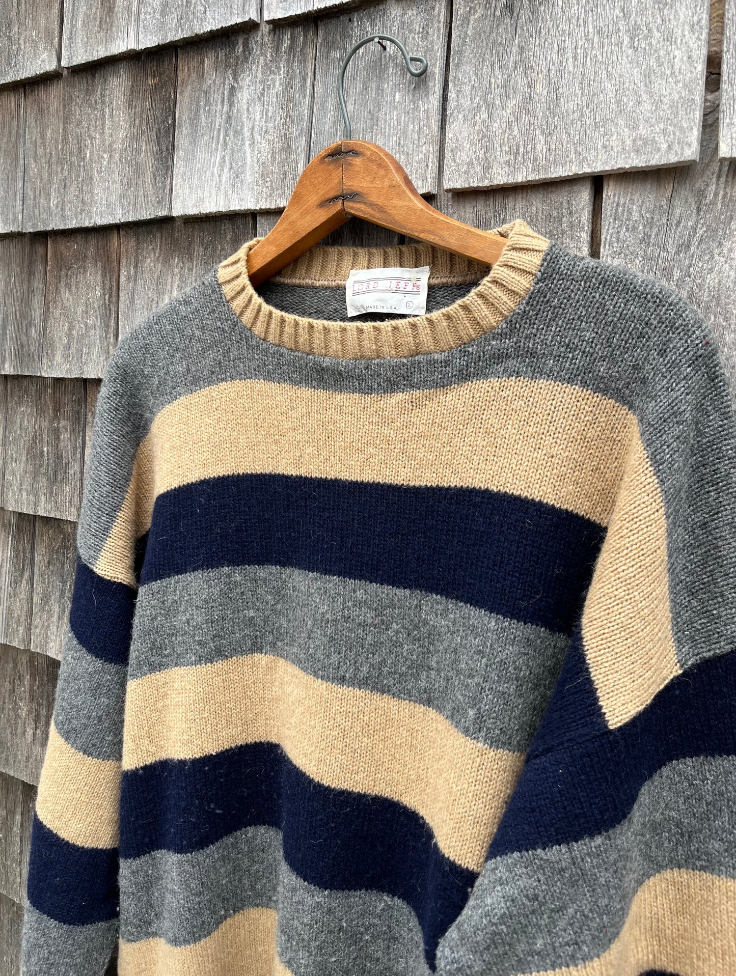 80s Lord Jeff Shetland Wool Sweater (L/XL)