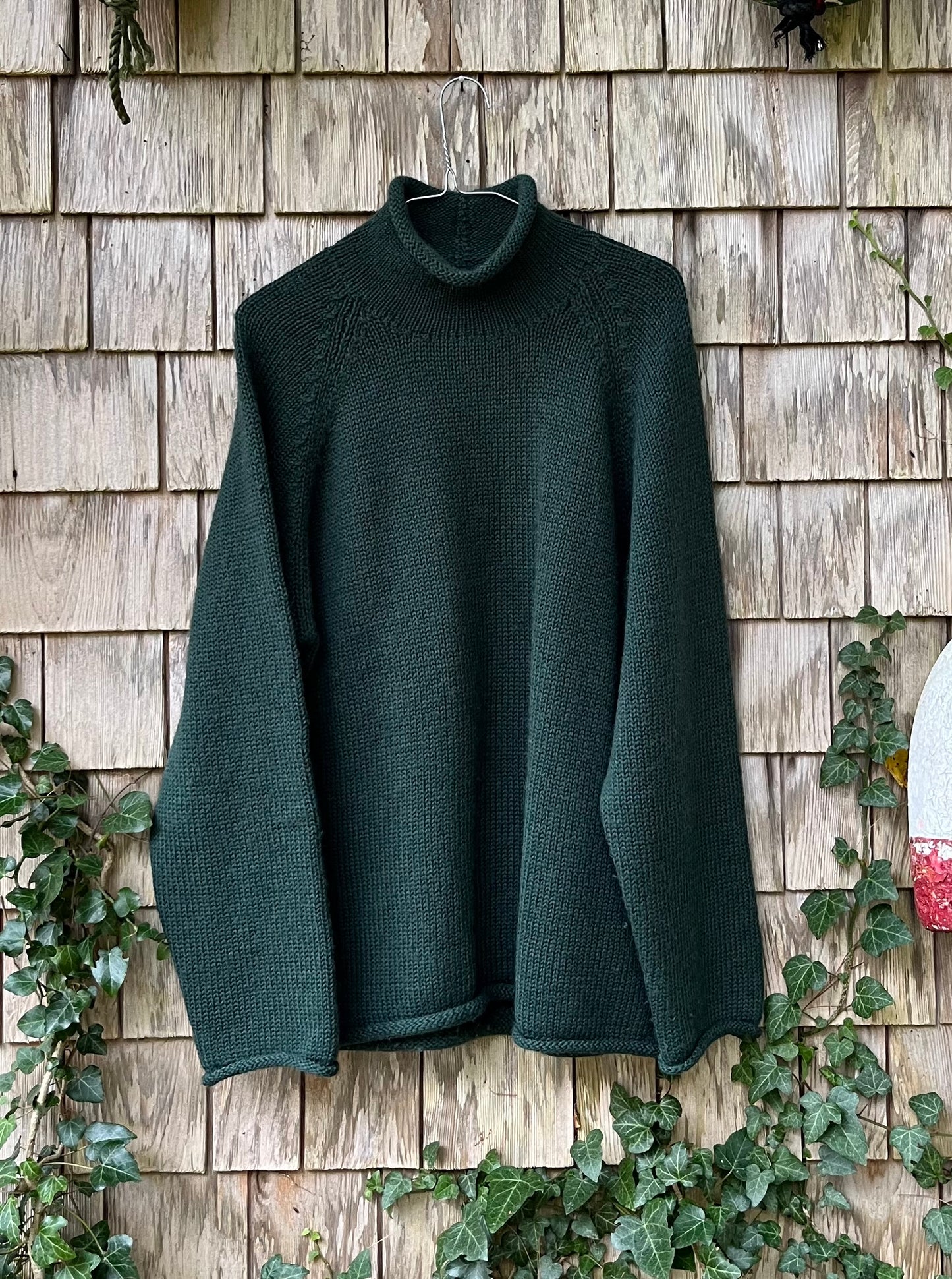 90s J. Crew Wool Knit Rollneck Sweater (L)