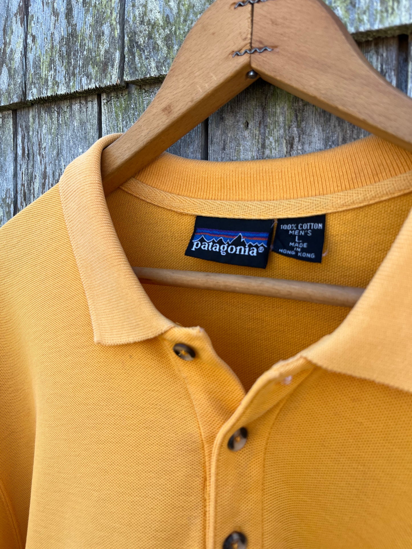 90s Patagonia Cotton Piqué Polo Shirt (XL)