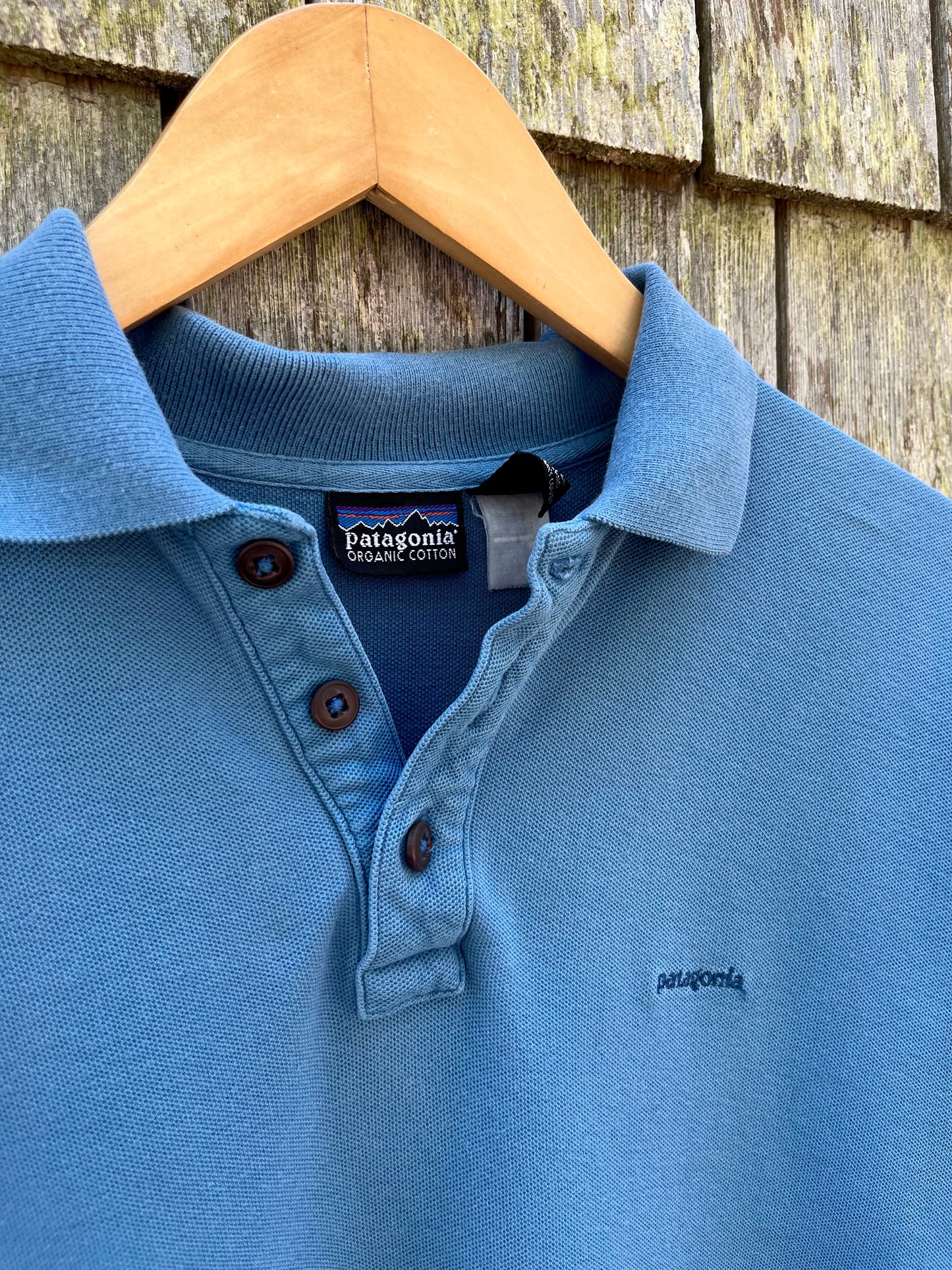 90s Patagonia Cotton Piqué Polo Shirt (M)