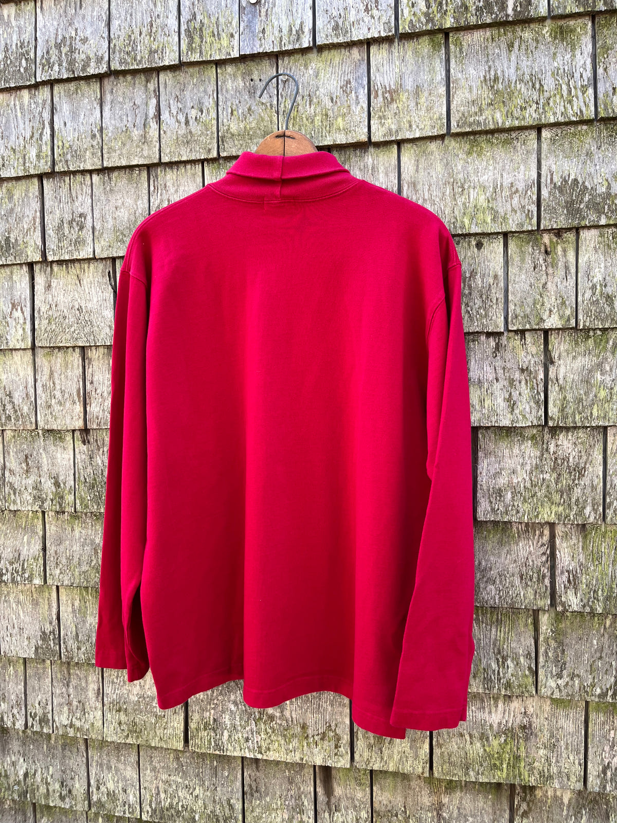 90s J.Crew Heavyweight Cotton Turtleneck Shirt (L)