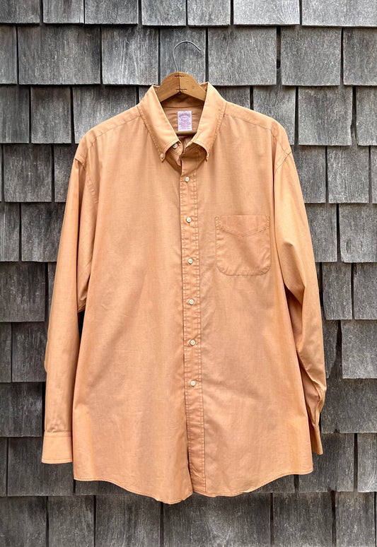 90s Brooks Brothers Makers Cotton Broadcloth Button Down Shirt (17.5-5)