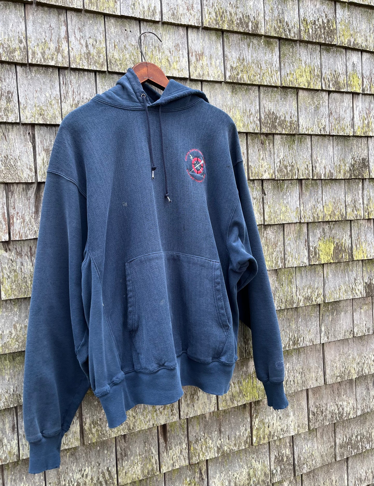 00s Champion United States Coast Guard Station Provincetown Hoodie Sweatshirt (XL)