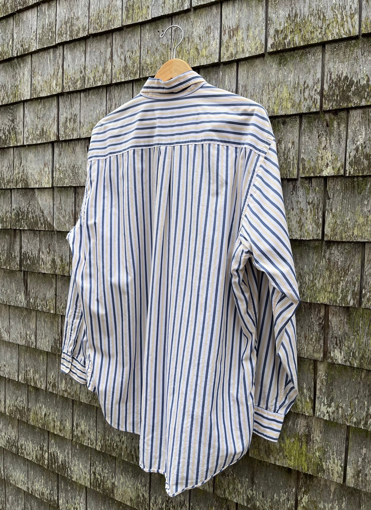 90s Brooks Brothers Candy Stripe Cotton Broadcloth Button Down ‘Sport Shirt’ (XL)
