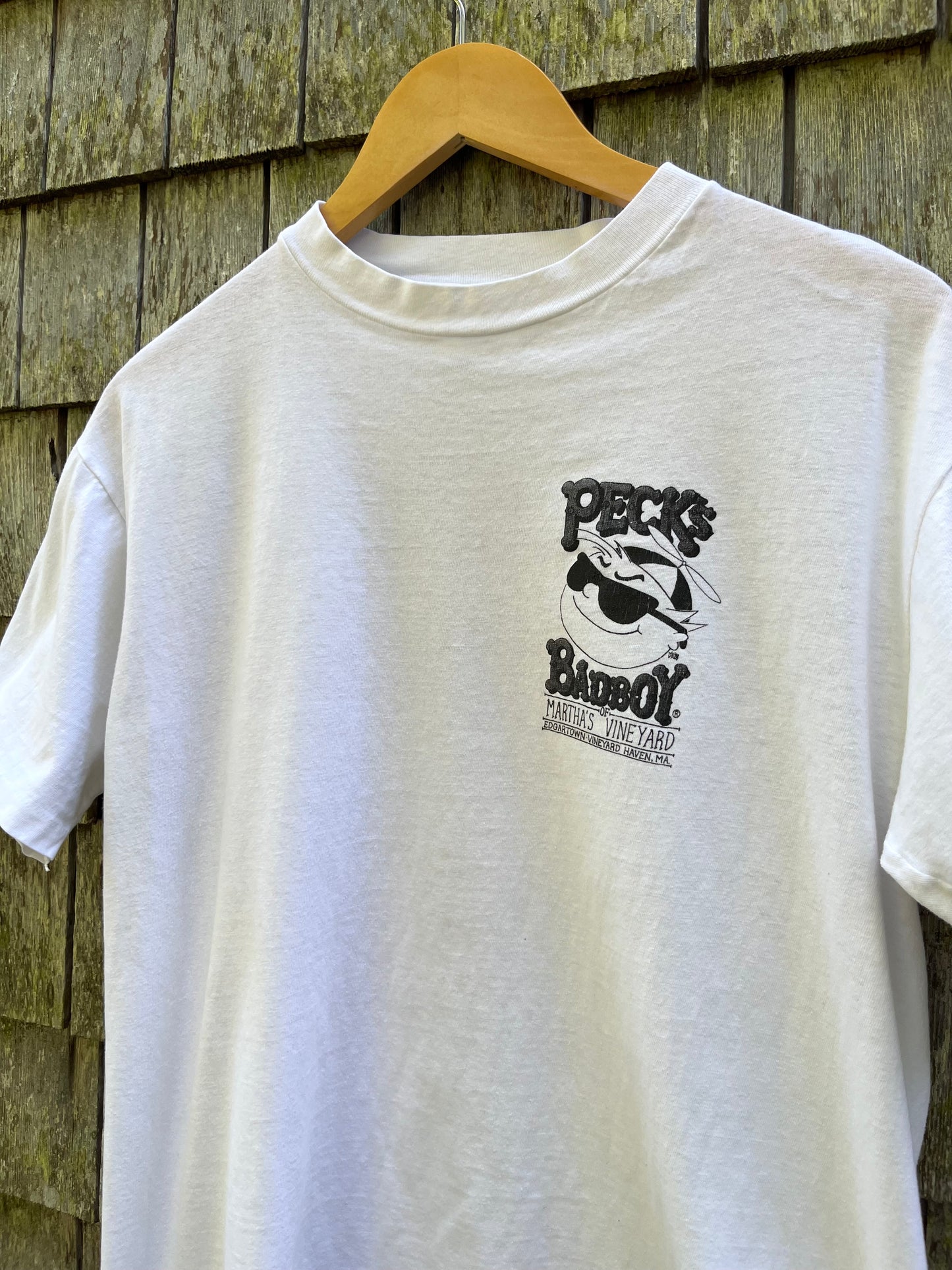 80s Peck’s Bad Boy Surf & Skate Shop Martha’s Vineyard T-Shirt (L)