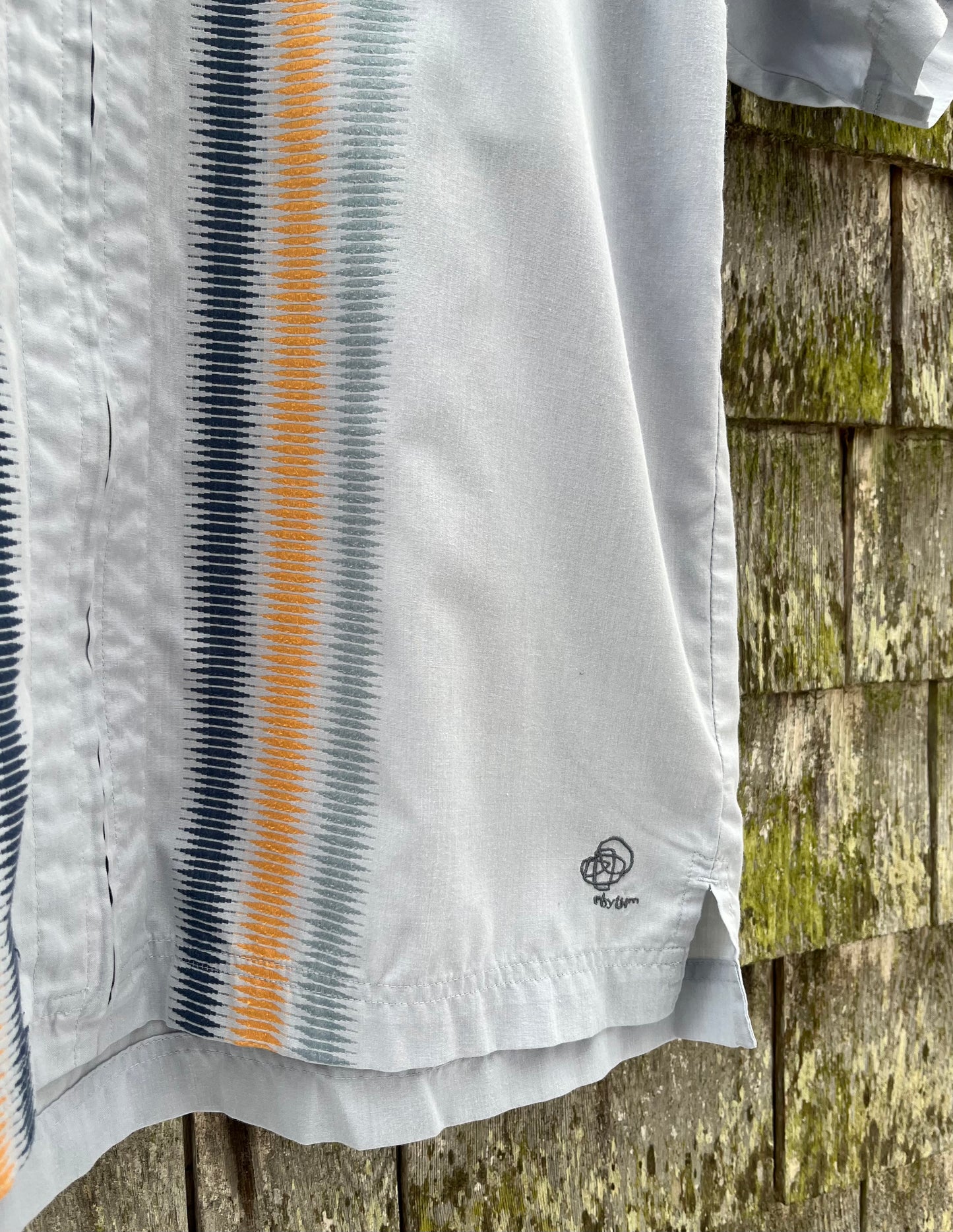 00s Patagonia Rhythm Short Sleeve Full Zip Front Shirt (S/M)