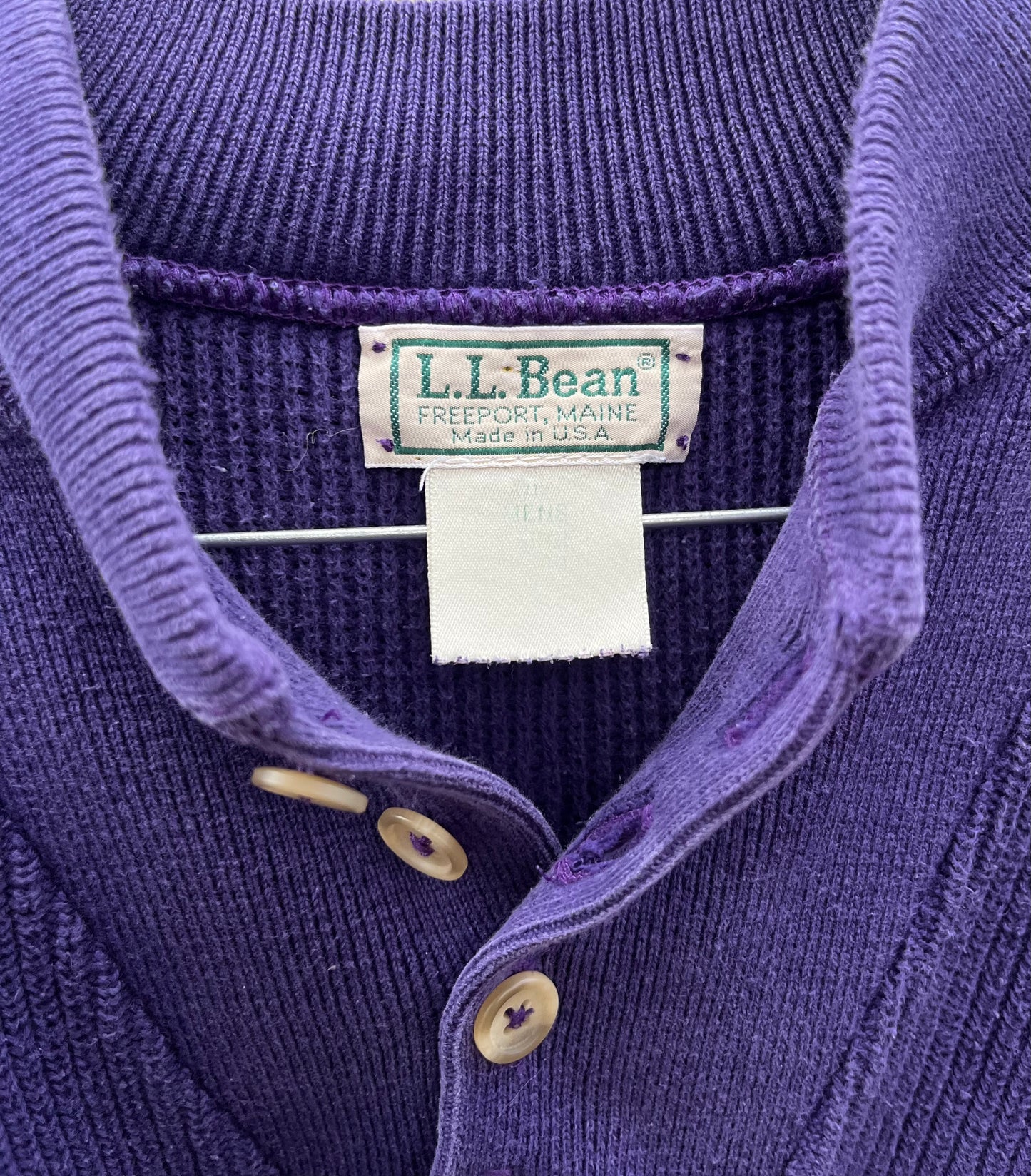 90s L.L. Bean Cotton Fatigue Sweater (XL)