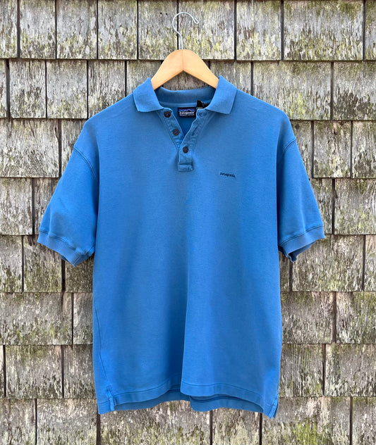 90s Patagonia Cotton Piqué Polo Shirt (M)